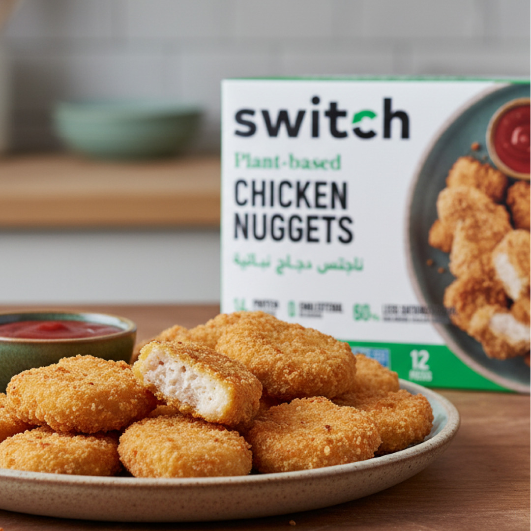 Switch Plant-Based Chicken Nuggets 2400g Case (14.4Kg)