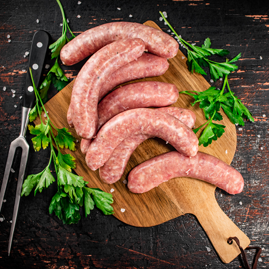 Angus Veal sausage 1 Kg  ( 8 bag per cartoon )