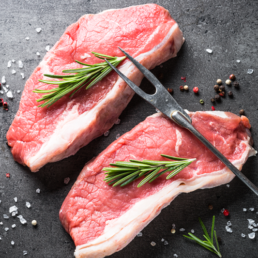 SA Frozen Veal | Striploin Steak 220:260 2 pces / bag ( ava 10 kg )