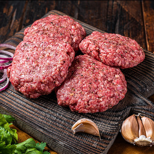 SA Frozen Veal | Burger wagyu 100 gm. 10 cm 10 pec / bag