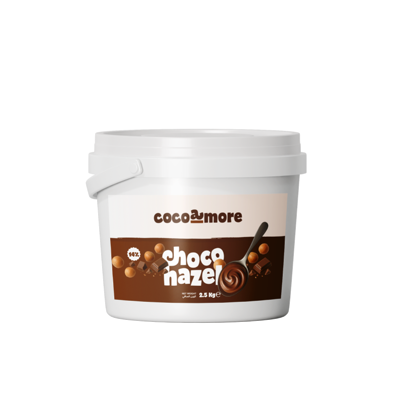 Cocoamore Choco Hazel 14% Spread 2.5 Kilogram